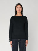 Maglia con bottoni polso