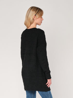 Maglione con bottoni e tasche