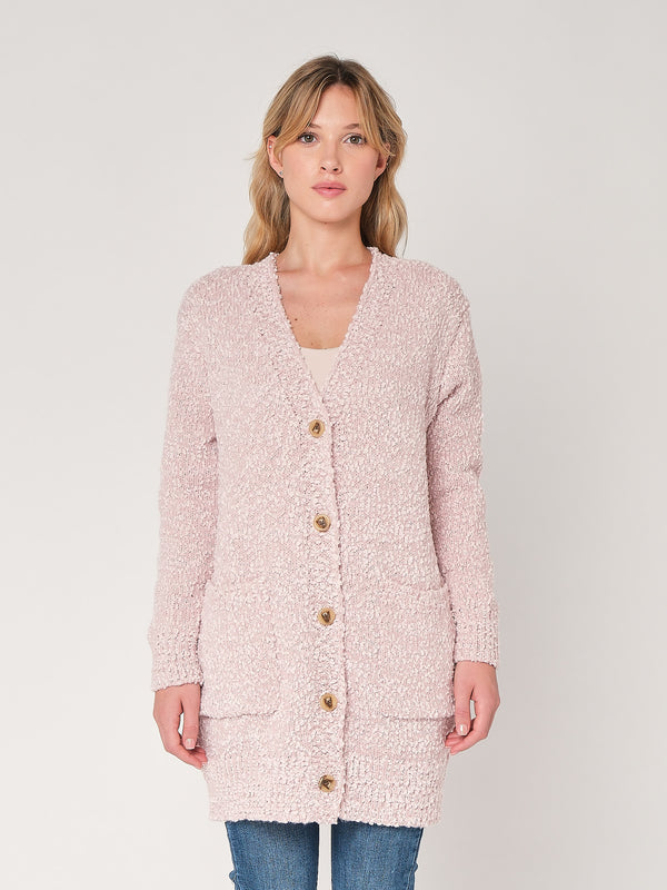 Maglione con bottoni e tasche