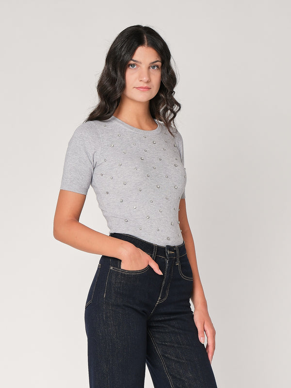 Body in maglia effetto swarosvki