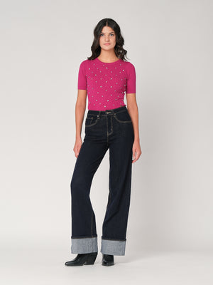Body in maglia effetto swarosvki