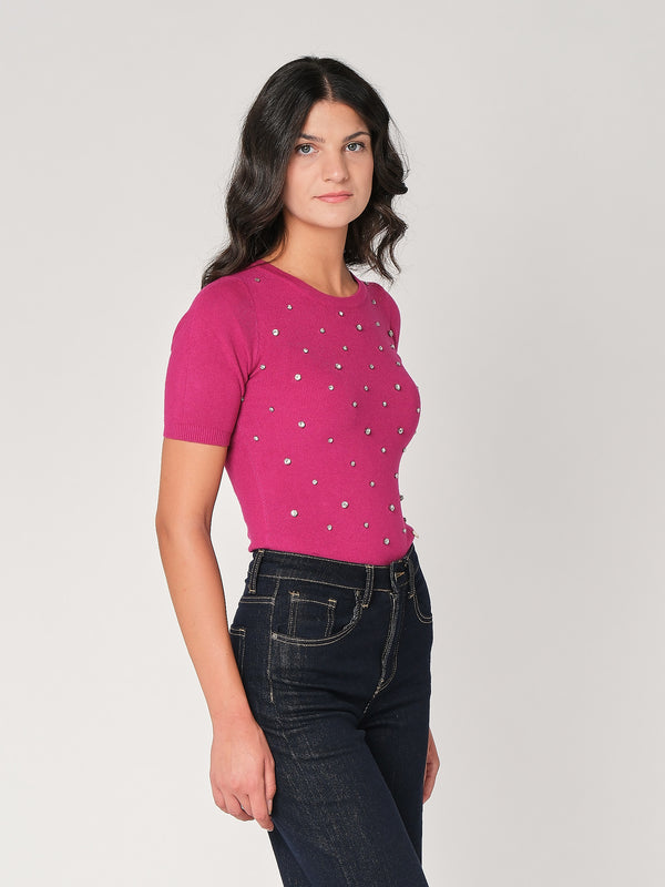 Body in maglia effetto swarosvki
