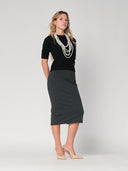 Maglia a trecce con perline