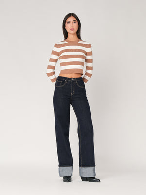 Maglia a righe corta