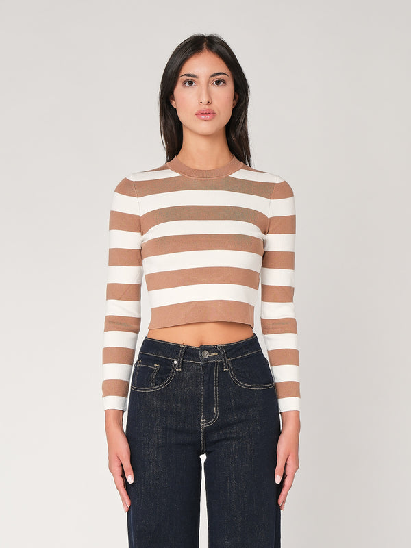 Maglia a righe corta