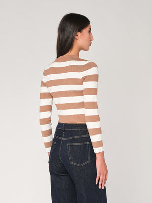 Maglia a righe corta