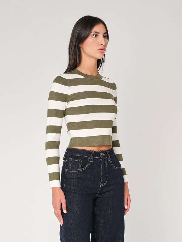 Maglia a righe corta