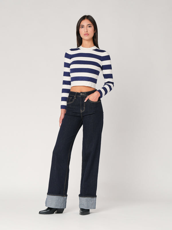 Maglia a righe corta