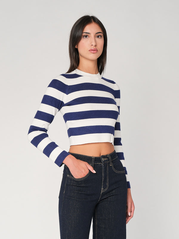 Maglia a righe corta
