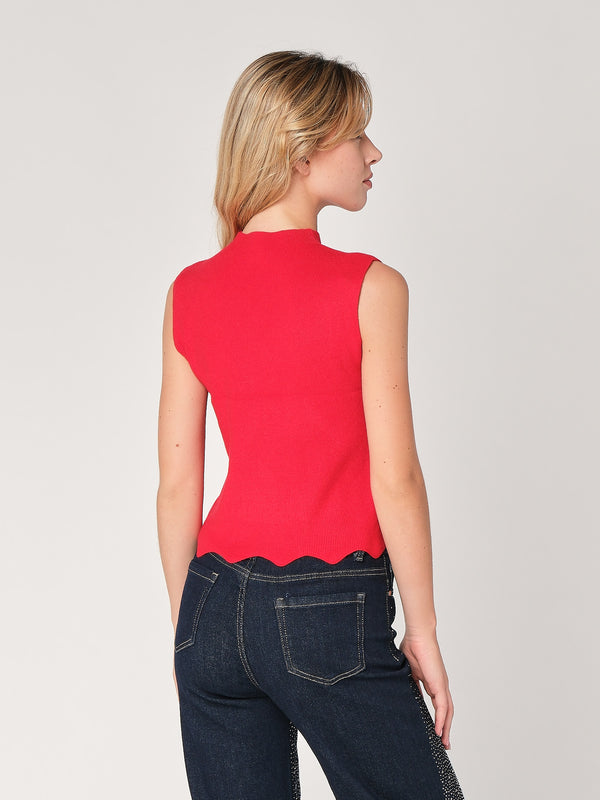 Gilet in maglia