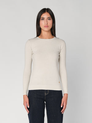 Maglia girocollo lurex