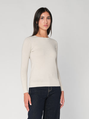 Maglia girocollo lurex
