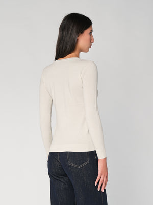 Maglia girocollo lurex