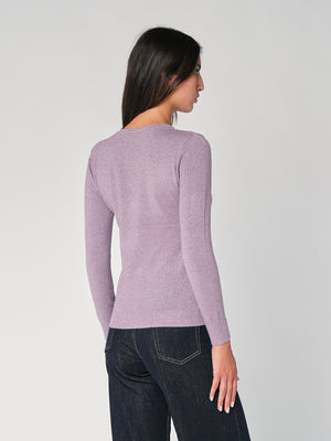 Maglia girocollo lurex