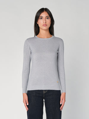 Maglia girocollo lurex