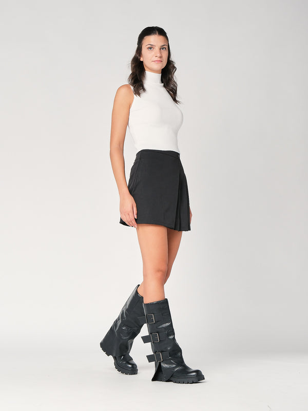 Gilet in maglia a costina