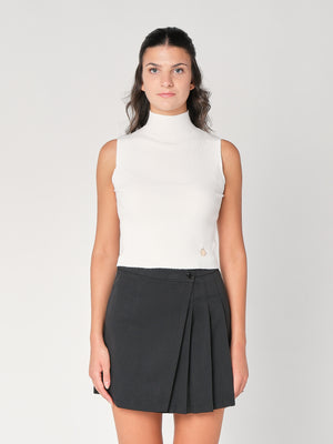 Gilet in maglia a costina
