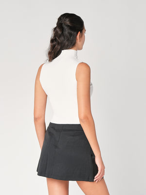 Gilet in maglia a costina