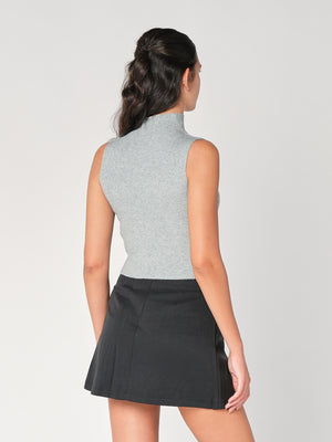 Gilet in maglia a costina