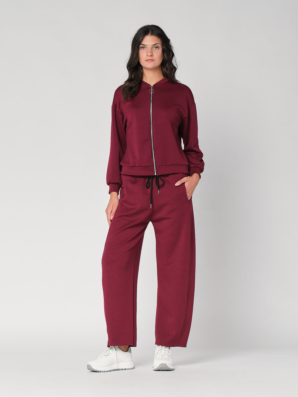Pantalone in tessuto punto Milano