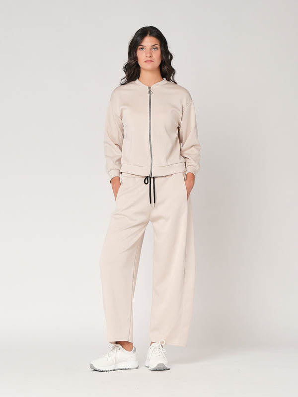 Giacca zip in tessuto Punto Milano
