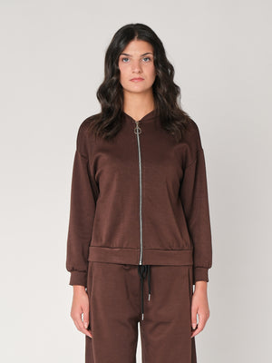 Giacca zip in tessuto Punto Milano