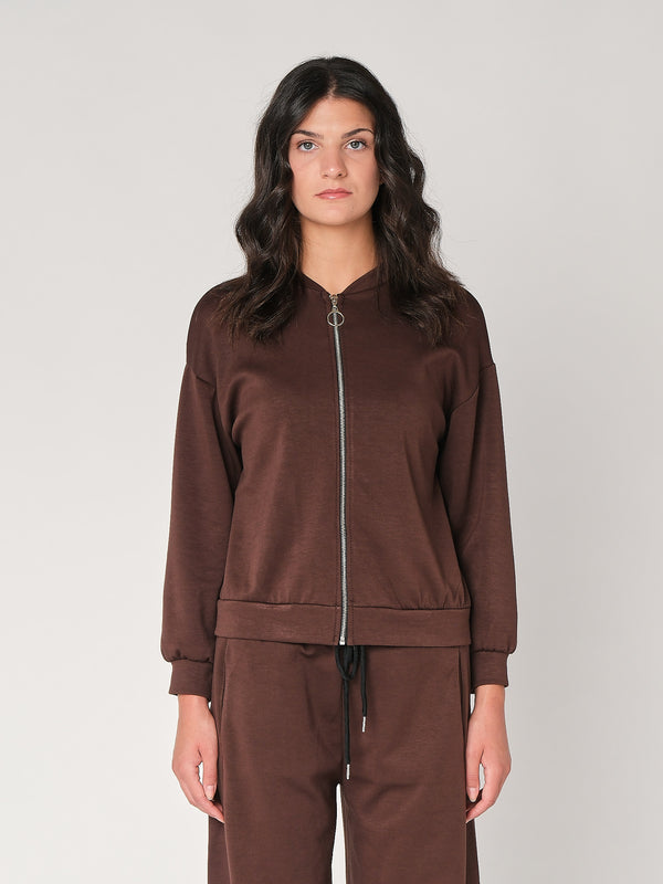 Giacca zip in tessuto Punto Milano