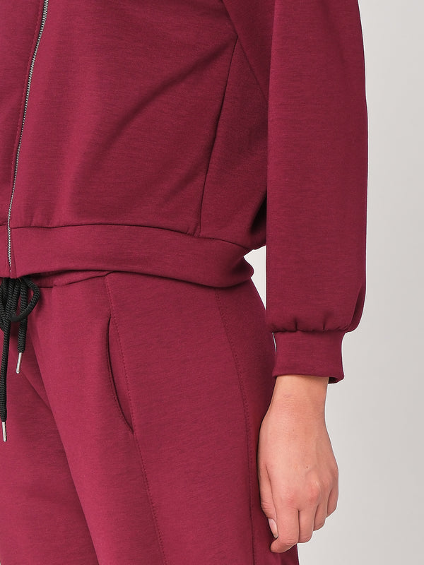 Giacca zip in tessuto Punto Milano
