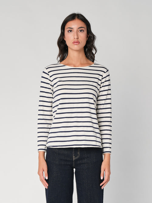 Gestreifter Pullover