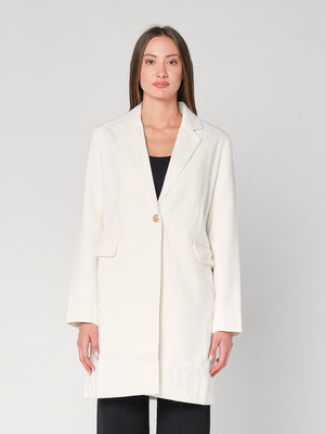 Cappotto con un bottone