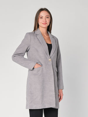 Cappotto con un bottone
