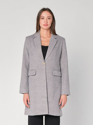 Cappotto con un bottone