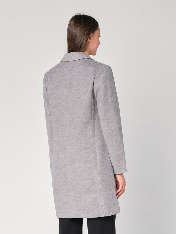 Cappotto con un bottone