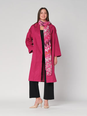Cappotto con un bottone