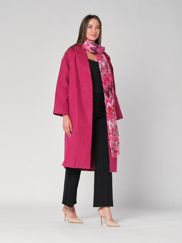 Cappotto con un bottone