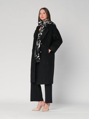 Cappotto con un bottone