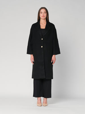 Cappotto con un bottone
