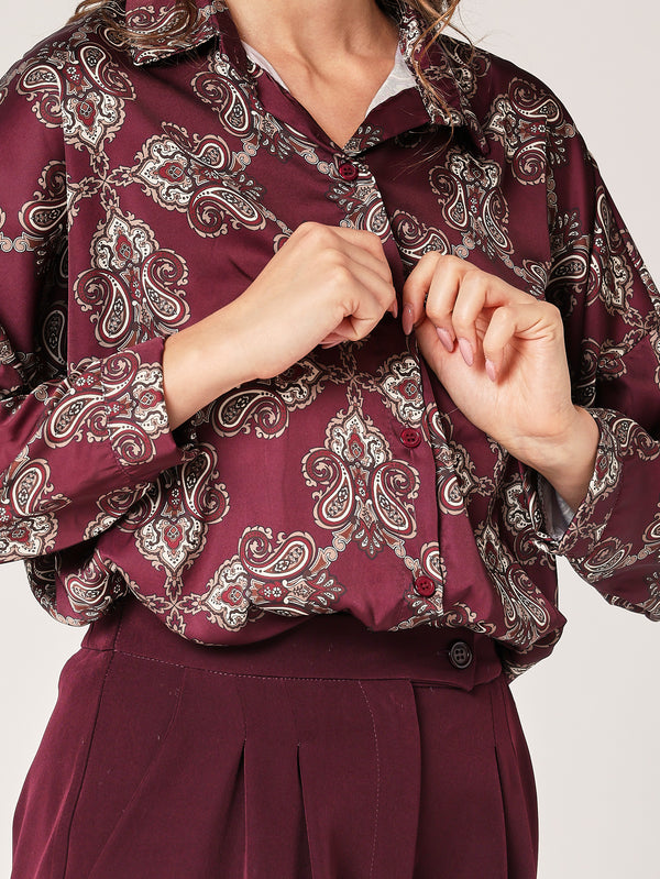 Camicia in fantasia