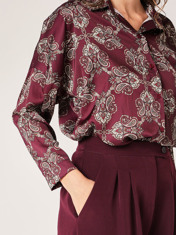 Camicia in fantasia