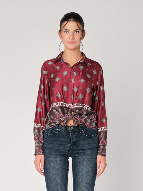 Camicia in fantasia