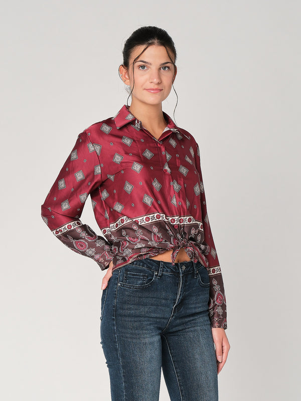 Camicia in fantasia