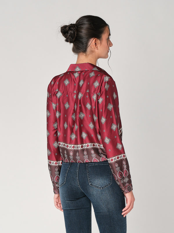 Camicia in fantasia
