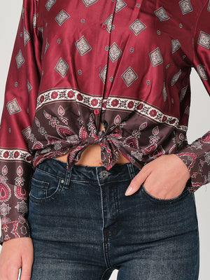 Camicia in fantasia