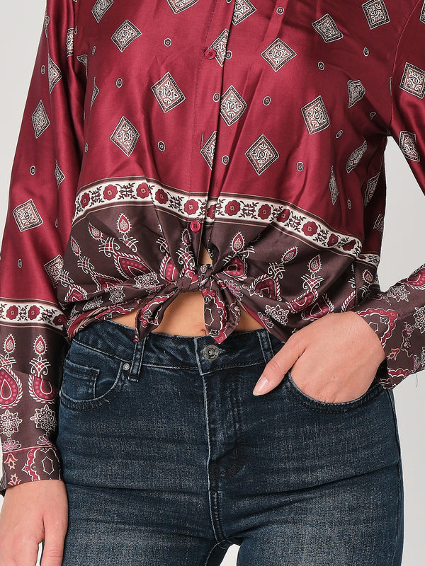 Camicia in fantasia