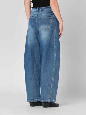 Jeans gamba lagra