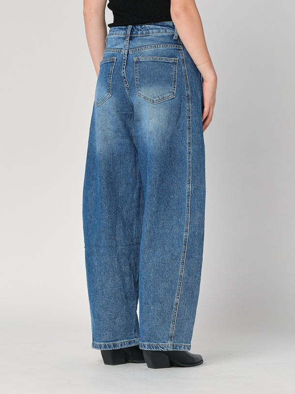 Jeans gamba lagra