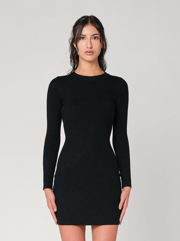 Abito maglia a costina