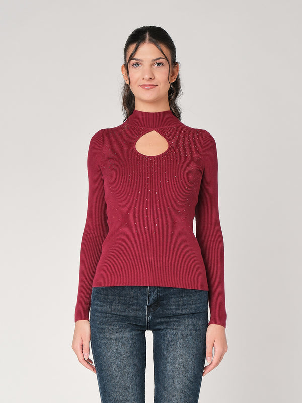Lupetto con strass