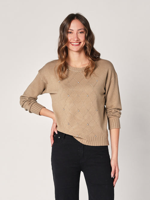 Pullover mit Rautenmuster