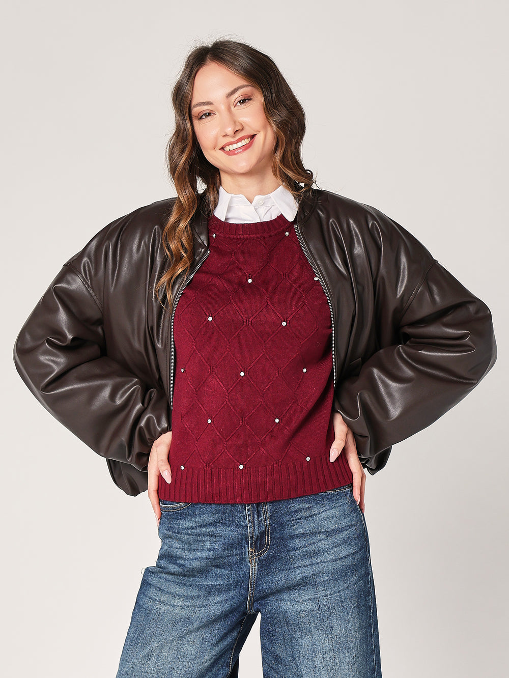 Maglia a rombi